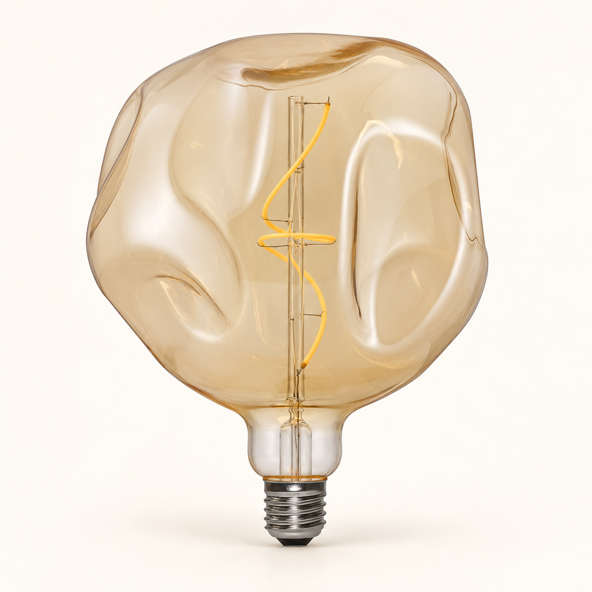Daylight G180 Bumped – gold, LED E27 – AI-generated product visual based on manufacturer reference