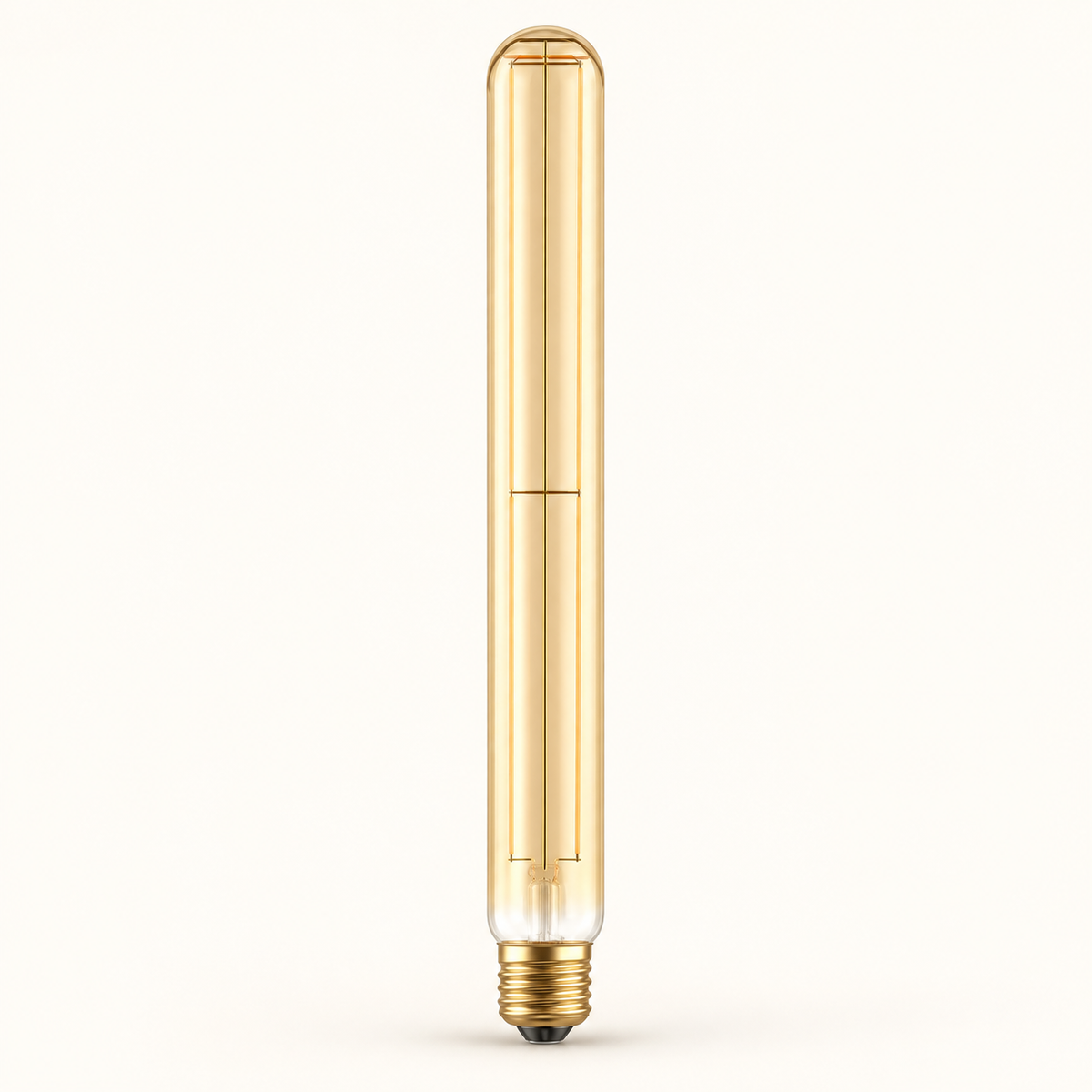 Daylight LED Carbon Cross Spiral T32 – Gold – LED E27 – KI-Produktvisualisierung nach Herstellerreferenz