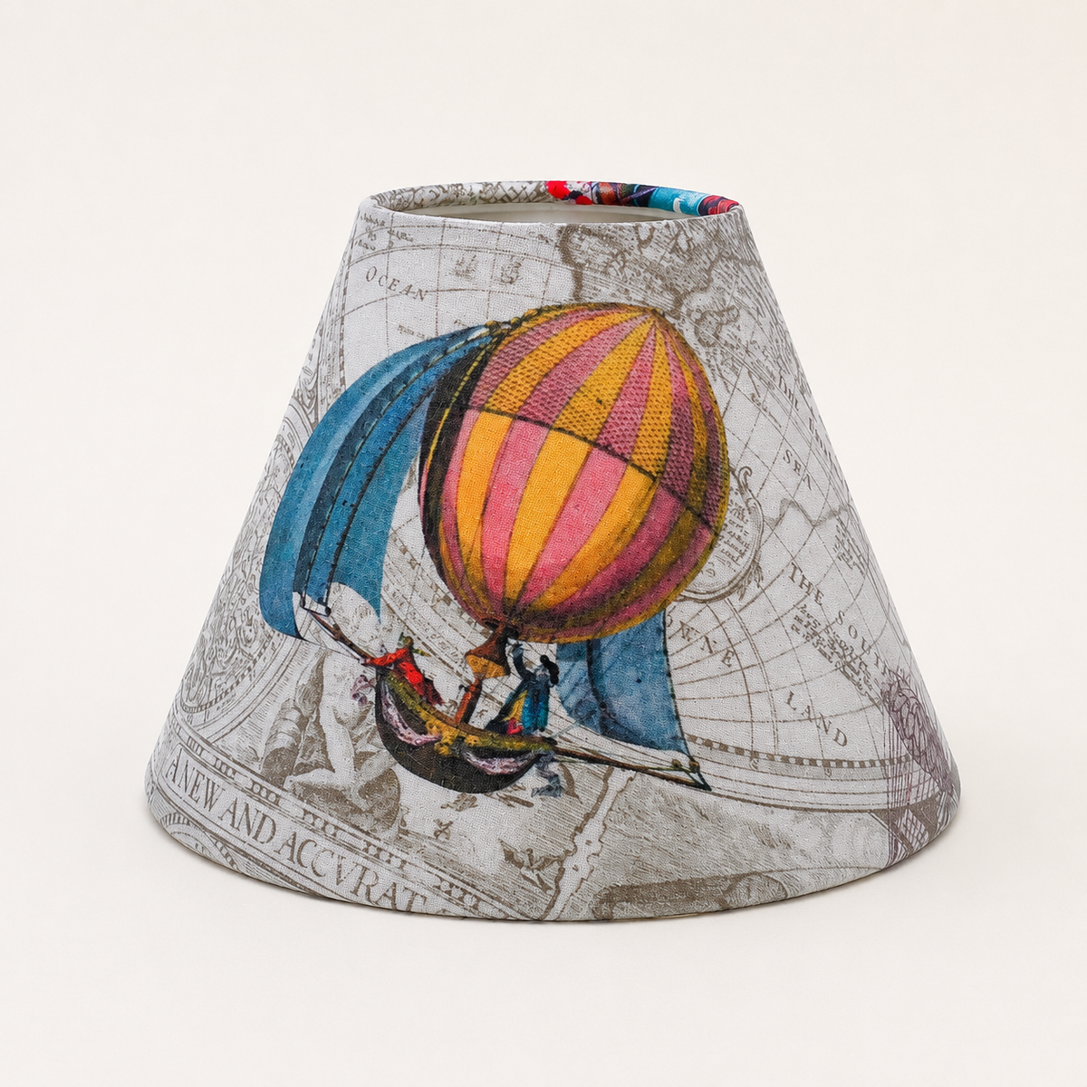 Bottle lamps and shades – 16 cm hot-air balloon lampshade 002