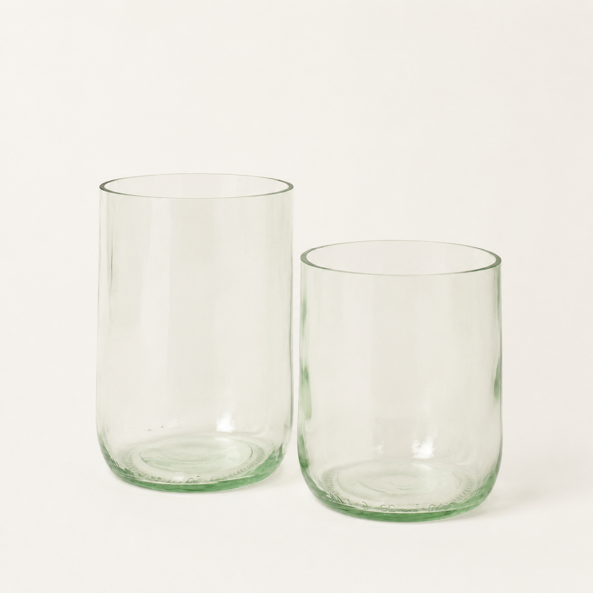 Upcycling-Glas – Klarglas · glatt