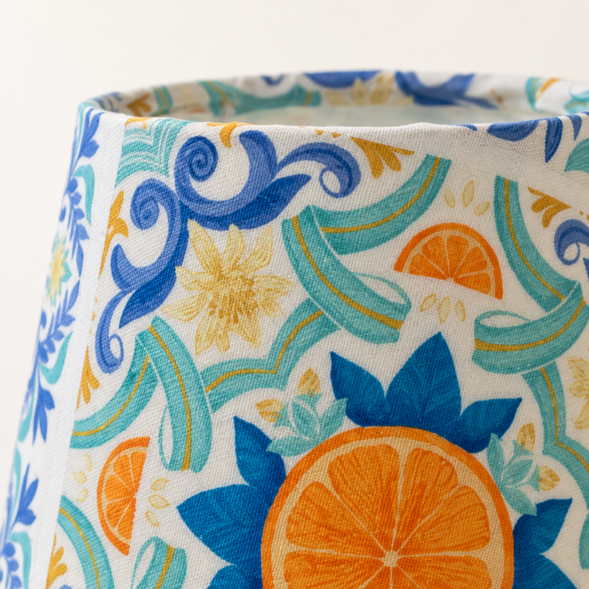 Lampenschirm – Motive und Farben – Orange mediterran