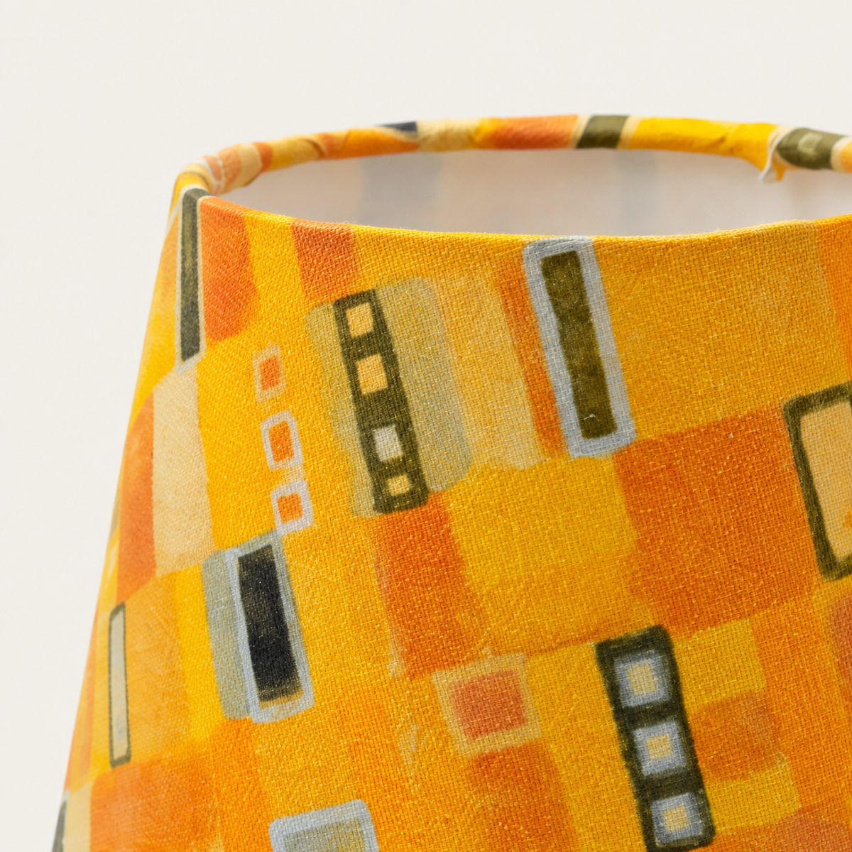 Lampshade patterns and colors – retro orange