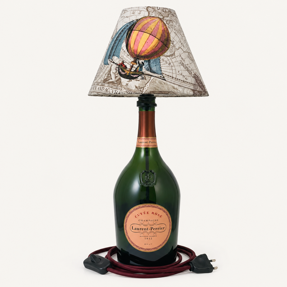 Laurent-Perrier Magnum bottle lamp