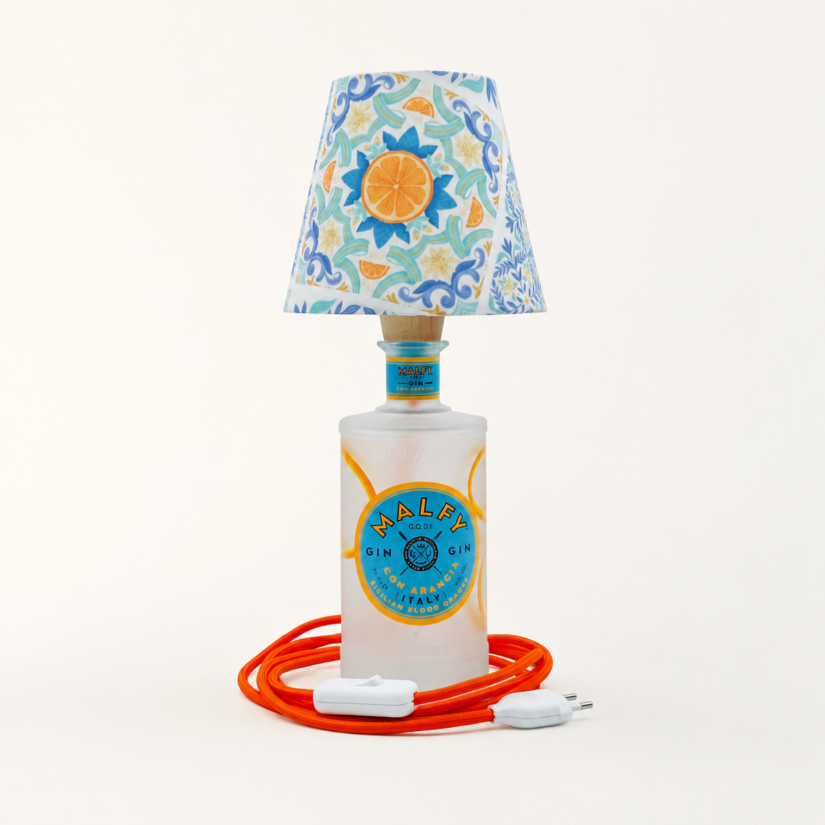 Malfy Arancia – Flaschenlampe