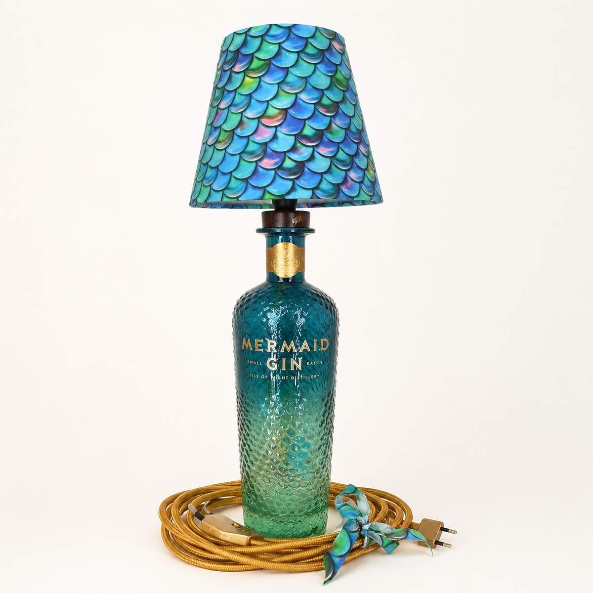 Mermaid Gin – Flaschenlampe