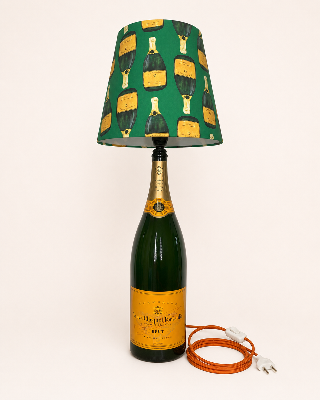 Veuve Clicquot 3 L bottle lamp – green