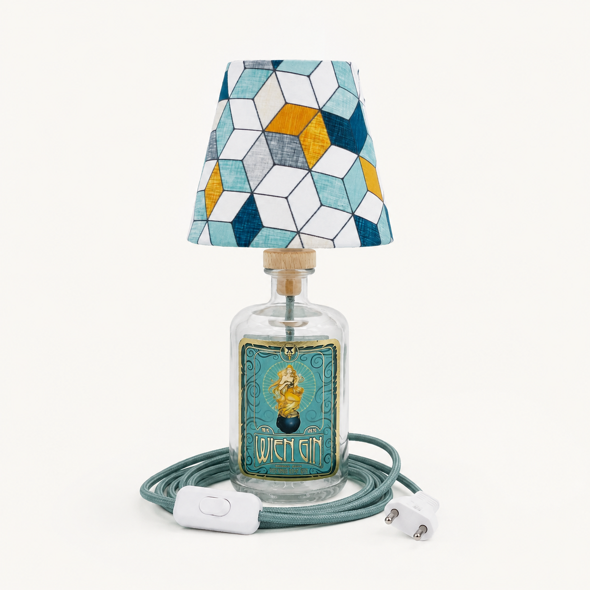 Wien Gin Original – Flaschenlampe