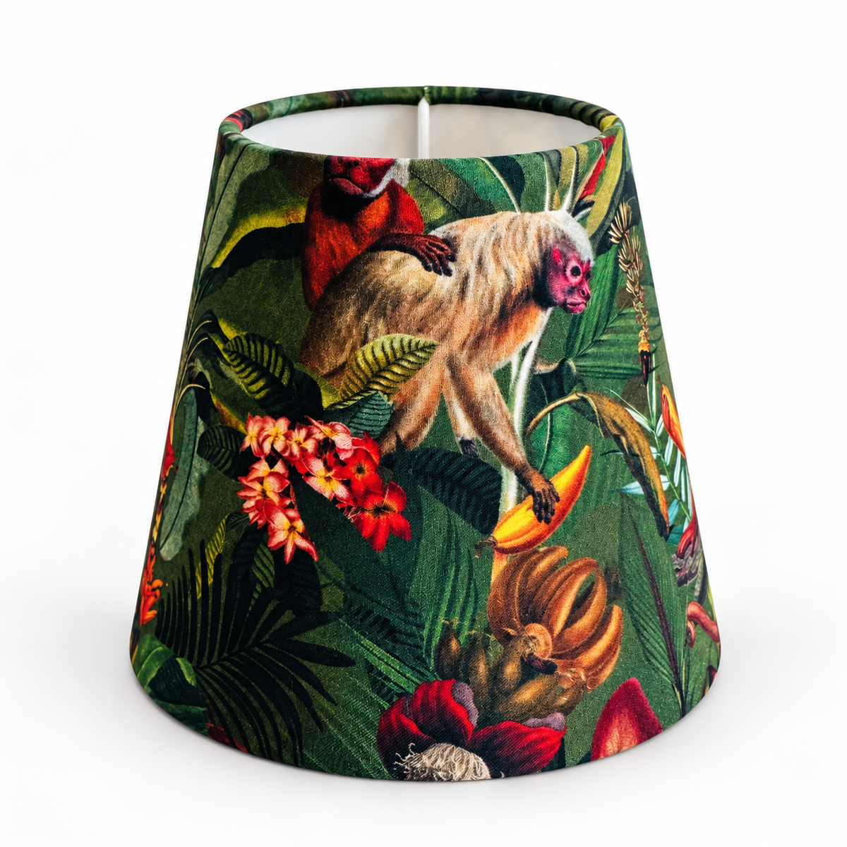 Small lampshade – Monkeys in the Jungle – isolated product view