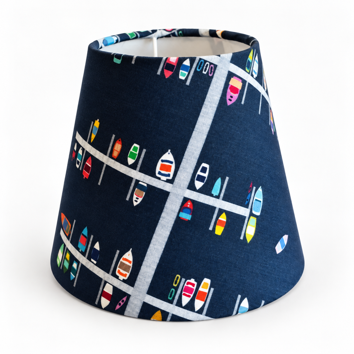 Small lampshade – Boat Harbor – isolated product view