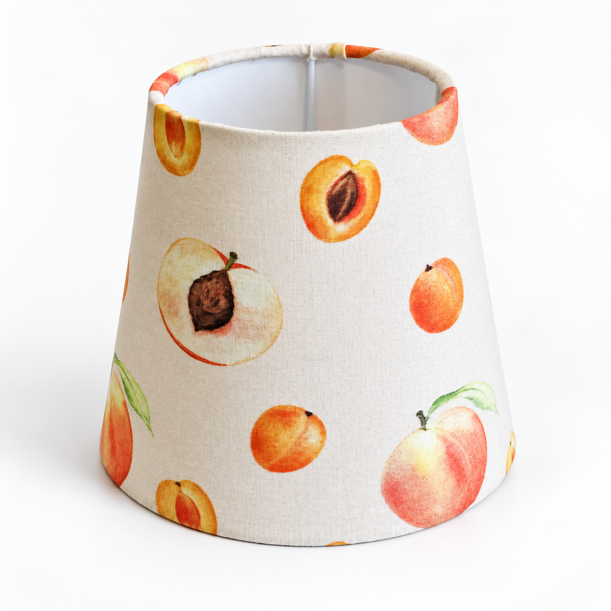 Small lampshade – peach garden – isolated product view