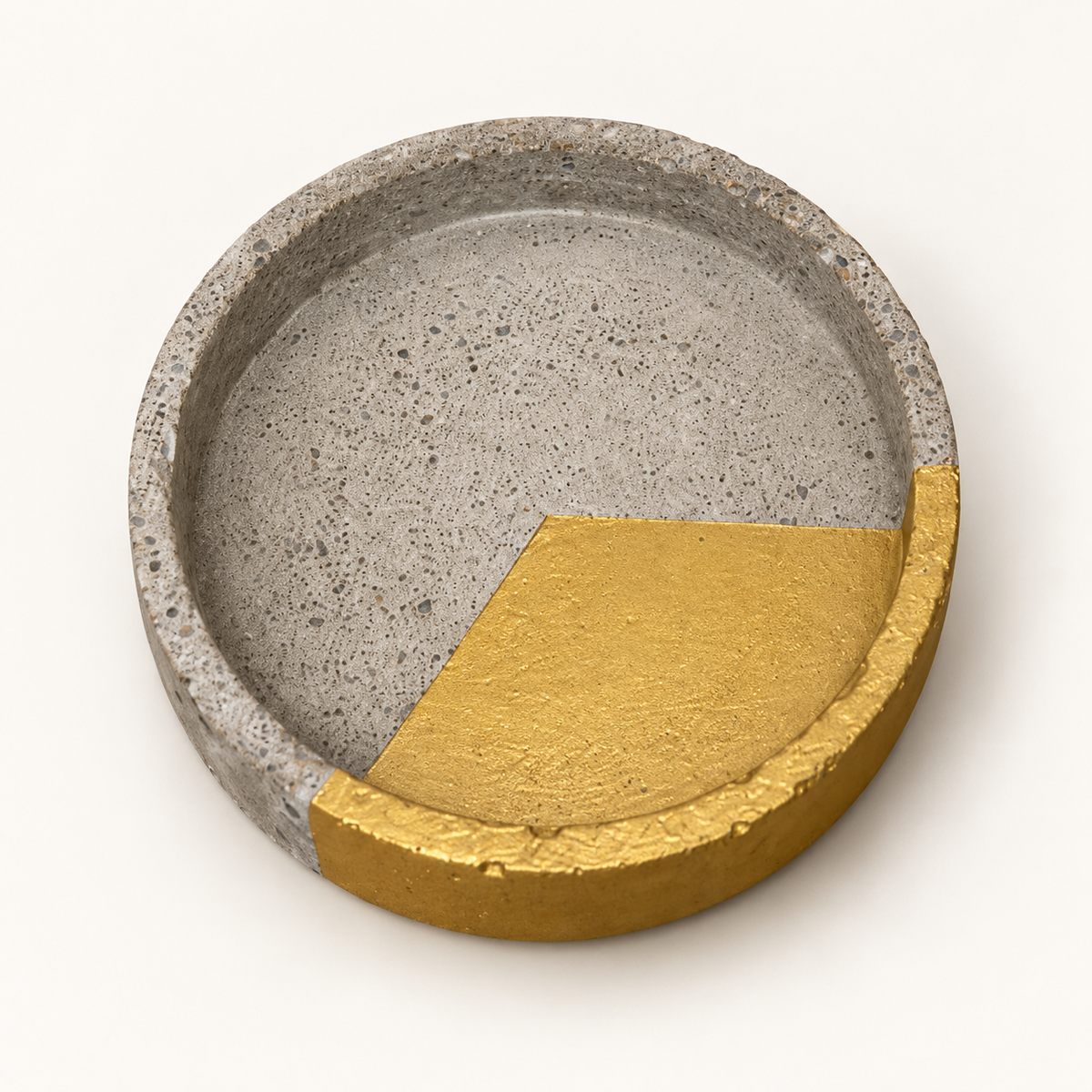 Beton-Untersetzer – Rund Ø 8 cm – Design 2 – Studioansicht