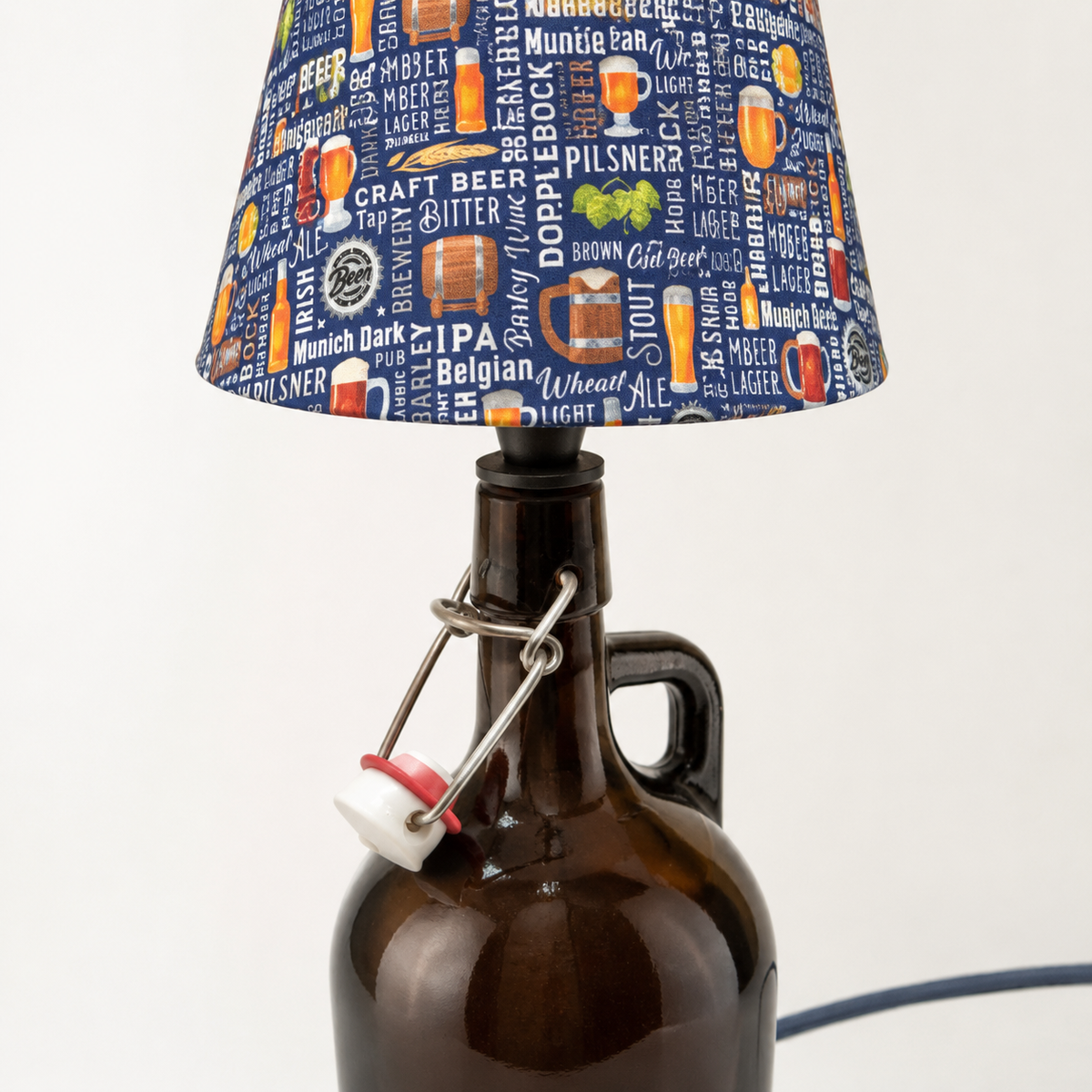 Bottle lamps – swing-top beer bottle lamp 003