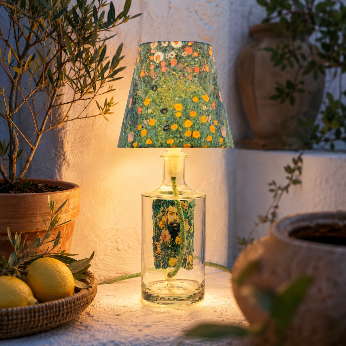 Bottle lamps – MIL Gin bottle lamp 002