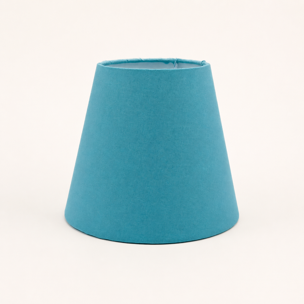 Bottle lamps and shades – 16 cm turquoise lampshade 002
