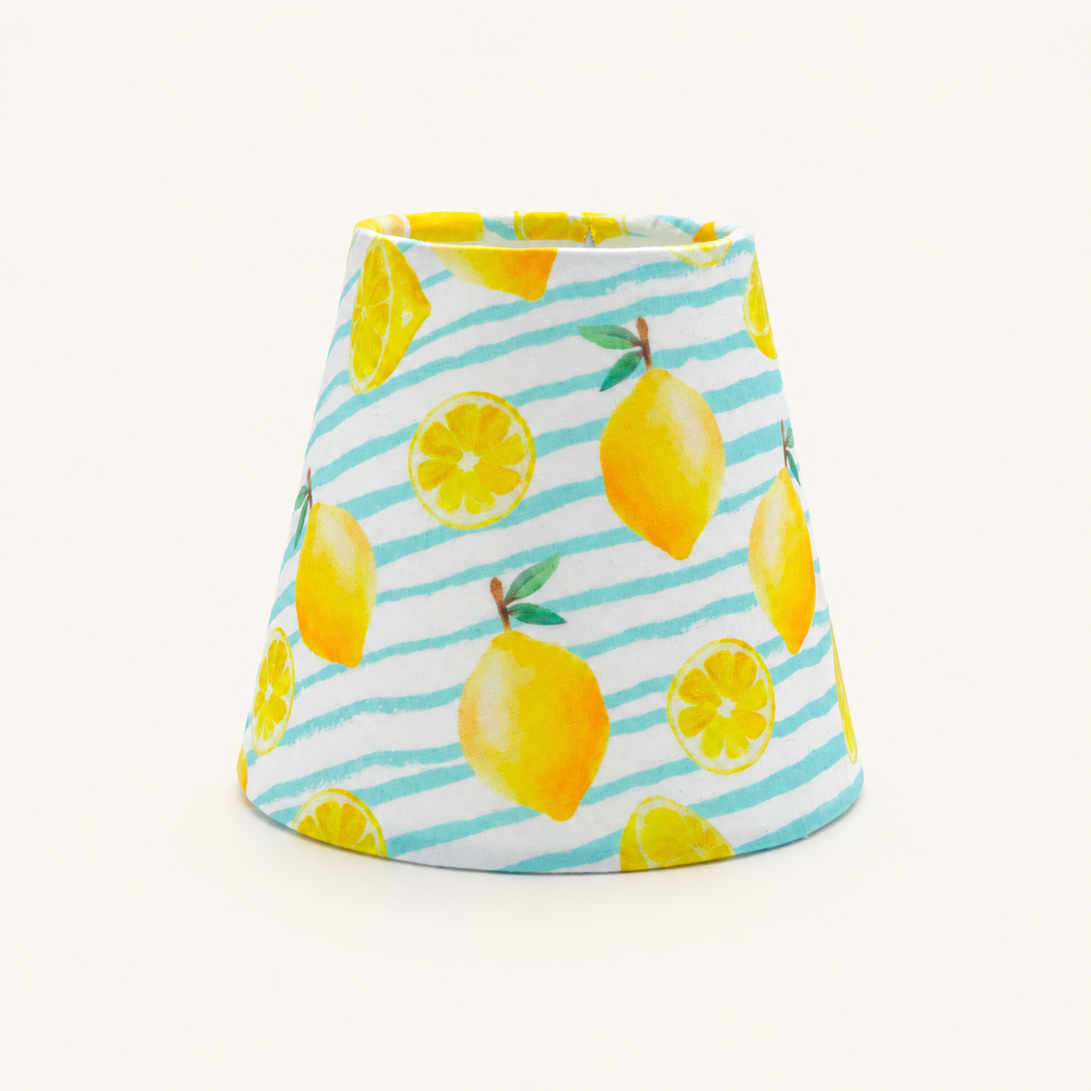 Bottle lamps and shades – 16 cm lemon lampshade 002