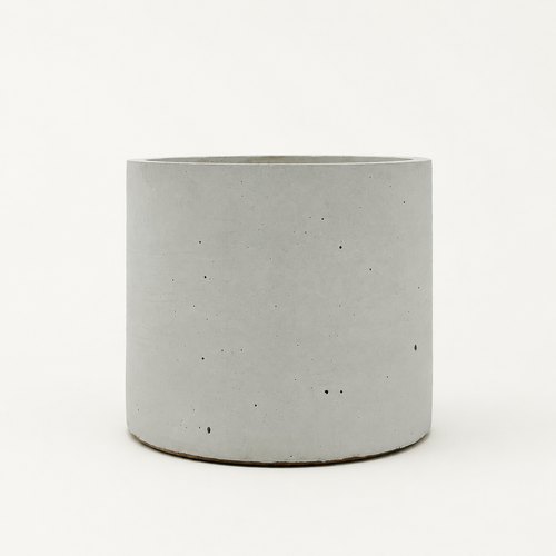 Beton-Blumentopf – rund