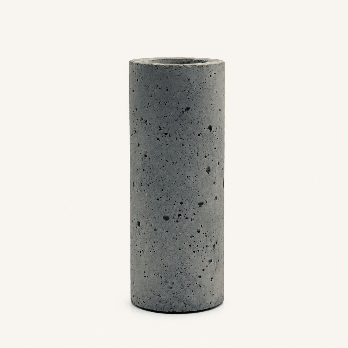 Betonvase – Zylinder in Anthrazit