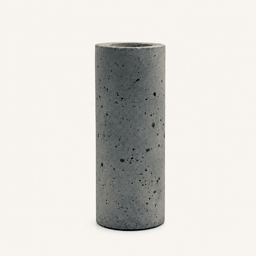 Betonvase – Zylinder in Anthrazit