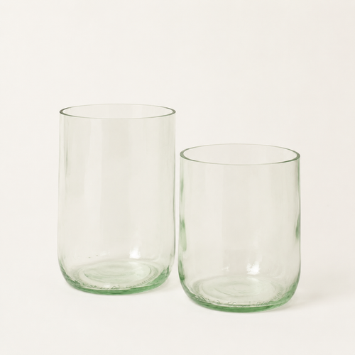 Upcycling-Glas – Klarglas · glatt