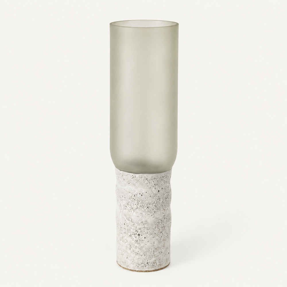 Flaschenvase – Matt · taillierter Sockel