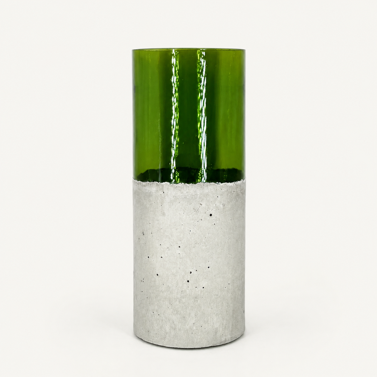 Flaschenvase – Grün · hohe Form