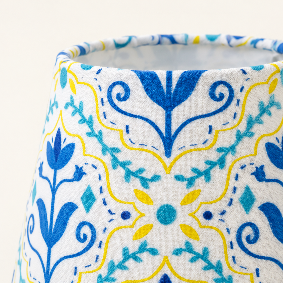 Lampenschirm – Motive und Farben – Ornament blau