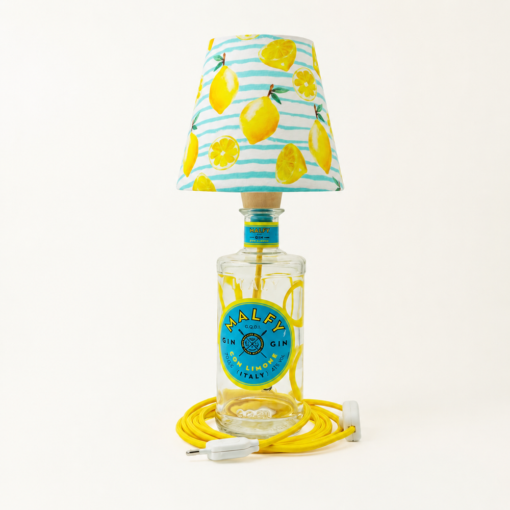 Malfy Limone – Flaschenlampe – Zitronen