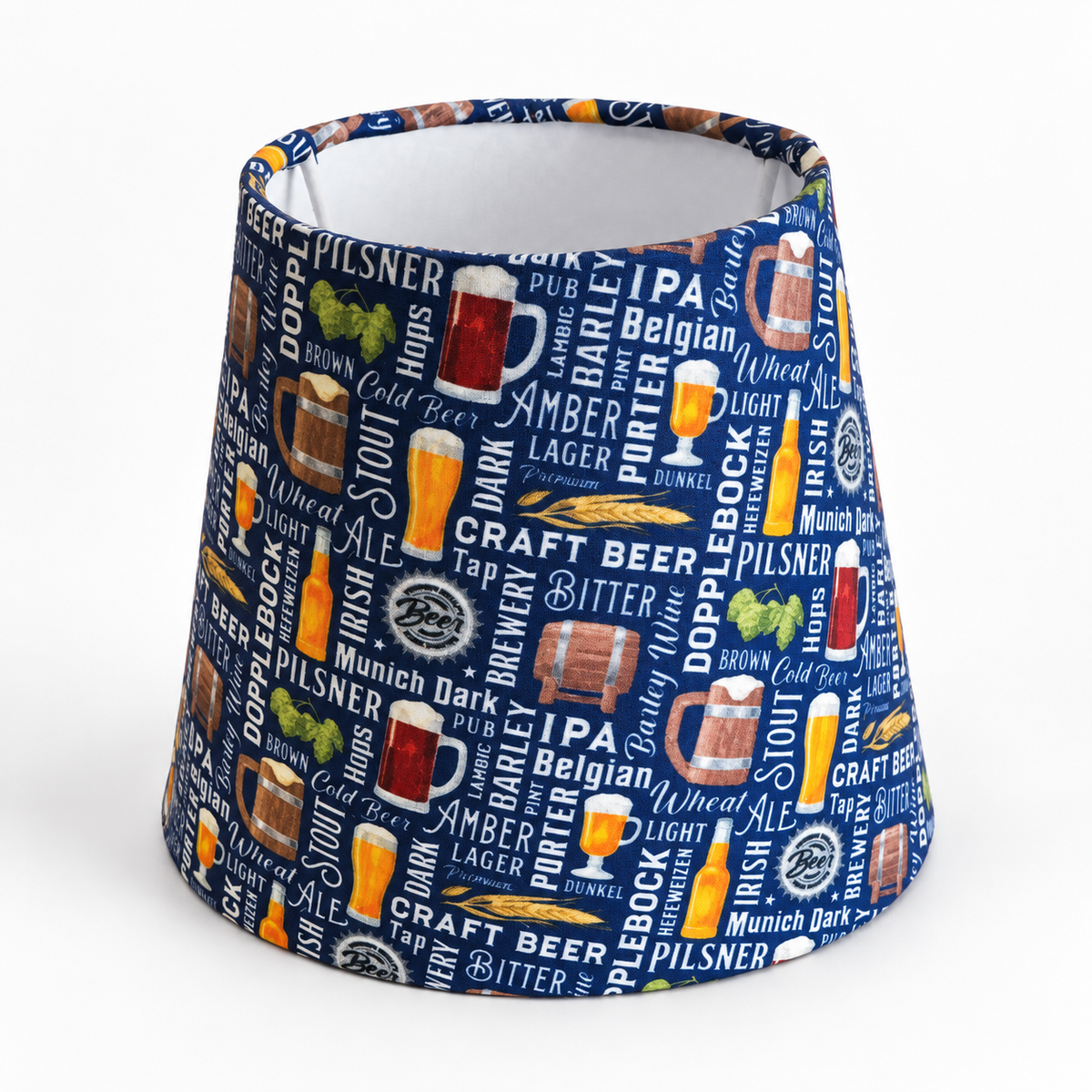 Small lampshade – craft beer – isolated product view