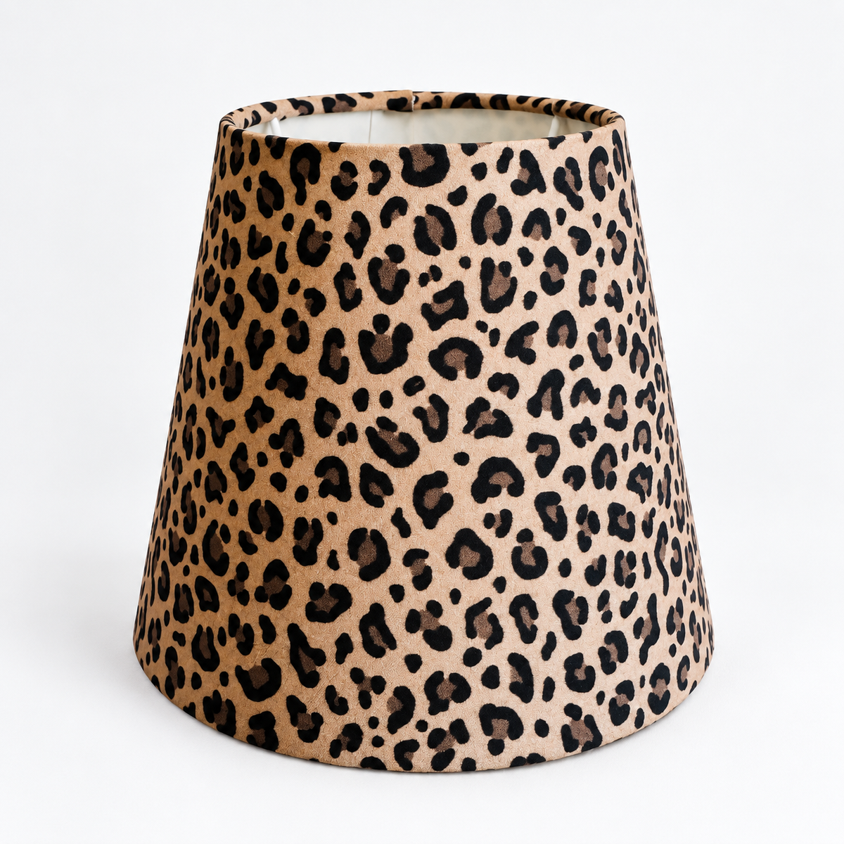 Small lampshade – leopard print – isolated product view