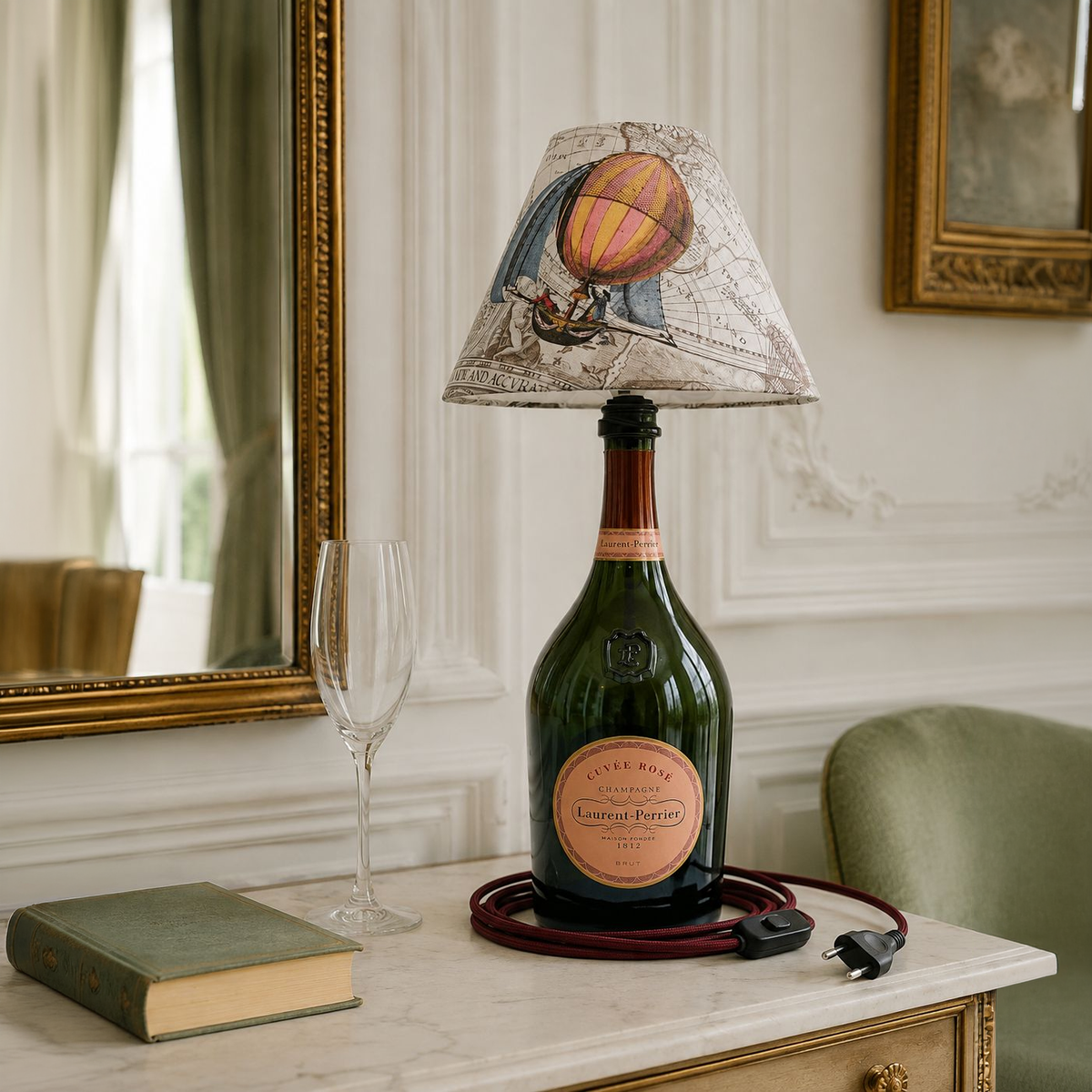Flaschenlampen – Flaschenlampe Laurent Perrier Magnum 006
