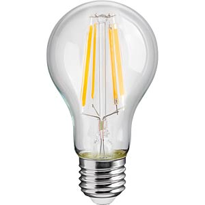 LED-Leuchtmittel E27 mit Filament, 4,3 W und warmweißem Licht bei 2700 K